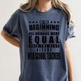 High School Teacher Personalized Women's Comfort Colors T-Shirt Denim High School Teacher Personalized Women's Comfort Colors T-Shirt Denim