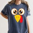 Hilarious Turkey Halloween Thanksgiving Teacher Nurse Women's Comfort Colors T-Shirt Denim Hilarious Turkey Halloween Thanksgiving Teacher Nurse Women's Comfort Colors T-Shirt Denim