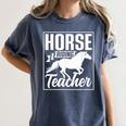 Horse Riding Teacher Rider Lover Equestrian Men Women Kids Women's Comfort Colors T-Shirt Denim Horse Riding Teacher Rider Lover Equestrian Men Women Kids Women's Comfort Colors T-Shirt Denim