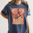 Human Muscles Organs Scary Anatomy Teacher Halloween Costume Women's Comfort Colors T-Shirt Denim Human Muscles Organs Scary Anatomy Teacher Halloween Costume Women's Comfort Colors T-Shirt Denim
