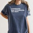 Hyphenated Irony Joke English Grammar Teachers Gag Women's Comfort Colors T-Shirt Denim