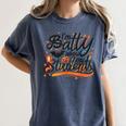 I'm Batty About My Students Watercolor Bat Teacher Halloween Women's Comfort Colors T-Shirt Denim I'm Batty About My Students Watercolor Bat Teacher Halloween Women's Comfort Colors T-Shirt Denim