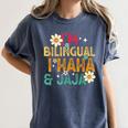 I’m Bilingual I Haha And Jaja Spanish Teacher Bilingual For Men Women Girls Kids Women's Comfort Colors T-Shirt Denim