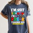 I'm Not Short I'm Pre-K Teacher Size Back To School Teacher Women's Comfort Colors T-Shirt Denim I'm Not Short I'm Pre-K Teacher Size Back To School Teacher Women's Comfort Colors T-Shirt Denim