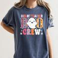 Infant Teacher Boo Crew Halloween Costume Women's Comfort Colors T-Shirt Denim Infant Teacher Boo Crew Halloween Costume Women's Comfort Colors T-Shirt Denim