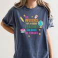 The Influence Of A Good Teacher Can Never Be Erased Quote Women's Comfort Colors T-Shirt Denim The Influence Of A Good Teacher Can Never Be Erased Quote Women's Comfort Colors T-Shirt Denim