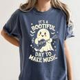 It's A Bootiful Day To Make Music Halloween Music Teacher Women's Comfort Colors T-Shirt Denim It's A Bootiful Day To Make Music Halloween Music Teacher Women's Comfort Colors T-Shirt Denim