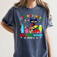 It's A Good-Day To Teach Tiny Humans Pre-K Cat Teacher Lover Women's Comfort Colors T-Shirt Denim