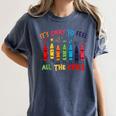 Its Okay To Feel All The Feels Mood Color Crayons Teacher Women's Comfort Colors T-Shirt Denim Its Okay To Feel All The Feels Mood Color Crayons Teacher Women's Comfort Colors T-Shirt Denim