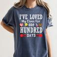 I'Ve Loved My Class For 100 Days Of School 100th Day Teacher Women's Comfort Colors T-Shirt Denim