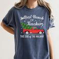 Jolliest Bunch Of Teachers This Side Of The Hallway Women's Comfort Colors T-Shirt Denim