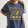 K Is For Kindergarten Teacher Coquette Bow Camo Women's Comfort Colors T-Shirt Denim K Is For Kindergarten Teacher Coquette Bow Camo Women's Comfort Colors T-Shirt Denim