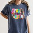 Kids Back To School Teachers Special Education Dream Team Women's Comfort Colors T-Shirt Denim