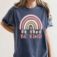 Be Kind ASL Sign Language Deaf SPED Teacher Kids Men Women Women's Comfort Colors T-Shirt Denim Be Kind ASL Sign Language Deaf SPED Teacher Kids Men Women Women's Comfort Colors T-Shirt Denim