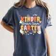 Kindergarten Dream Ghost Team Fall Halloween Spooky Teachers Women's Comfort Colors T-Shirt Denim Kindergarten Dream Ghost Team Fall Halloween Spooky Teachers Women's Comfort Colors T-Shirt Denim