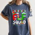 Kindergarten ELF Squad Christmas ELF Student Teacher Men Women Kids Women's Comfort Colors T-Shirt Denim