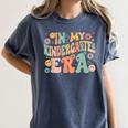 In My Kindergarten Era Retro Back To School Teacher Student Women's Comfort Colors T-Shirt Denim In My Kindergarten Era Retro Back To School Teacher Student Women's Comfort Colors T-Shirt Denim