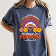 Kindergarten Teacher Pumpkin Patch Cute Women's Comfort Colors T-Shirt Denim Kindergarten Teacher Pumpkin Patch Cute Women's Comfort Colors T-Shirt Denim