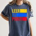 Leer Es Poder Colombian Spanish Teacher Maestra Colombia Women's Comfort Colors T-Shirt Denim Leer Es Poder Colombian Spanish Teacher Maestra Colombia Women's Comfort Colors T-Shirt Denim