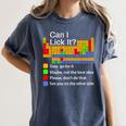 Can I Lick It Periodic Table Chemistry Teachers Women's Comfort Colors T-Shirt Denim