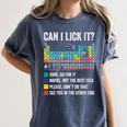 Can I Lick It Periodic Table Of Elements Science Teacher Women's Comfort Colors T-Shirt Denim Can I Lick It Periodic Table Of Elements Science Teacher Women's Comfort Colors T-Shirt Denim