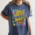 Can I Lick It Periodic Table Science Teacher Men Women Women's Comfort Colors T-Shirt Denim