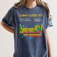 Can I Lick It Periodic Table Science Teacher Student Premium Tri-Blend Women's Comfort Colors T-Shirt Denim