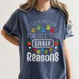 I Love My Job For All The Little Reasons Kid Daycare Teacher Women's Comfort Colors T-Shirt Denim I Love My Job For All The Little Reasons Kid Daycare Teacher Women's Comfort Colors T-Shirt Denim