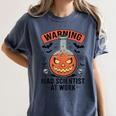 Mad Scientist Pumpkin Science Teacher Halloween Costume Kids Women's Comfort Colors T-Shirt Denim Mad Scientist Pumpkin Science Teacher Halloween Costume Kids Women's Comfort Colors T-Shirt Denim