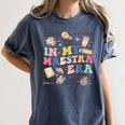 In My Maestra Era Spanish Bilingual Teacher First Day Women's Comfort Colors T-Shirt Denim In My Maestra Era Spanish Bilingual Teacher First Day Women's Comfort Colors T-Shirt Denim