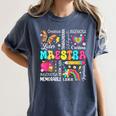 Maestra Spanish Teacher Back To School Maestra De Espanol Women's Comfort Colors T-Shirt Denim