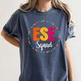 Matching ESE Squad First Last Day Team Teacher Student Tribe Women's Comfort Colors T-Shirt Denim Matching ESE Squad First Last Day Team Teacher Student Tribe Women's Comfort Colors T-Shirt Denim