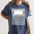 Matching Group Halloween Teacher Composition Book Notebook Women's Comfort Colors T-Shirt Denim Matching Group Halloween Teacher Composition Book Notebook Women's Comfort Colors T-Shirt Denim