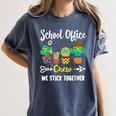 Matching Teacher Back To School School Office Crew Cactus Team School Office Squad Women's Comfort Colors T-Shirt Denim Matching Teacher Back To School School Office Crew Cactus Team School Office Squad Women's Comfort Colors T-Shirt Denim