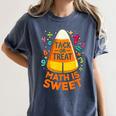 Math Teacher Halloween Costume Trick Or Treat Math Sweet Women's Comfort Colors T-Shirt Denim Math Teacher Halloween Costume Trick Or Treat Math Sweet Women's Comfort Colors T-Shirt Denim