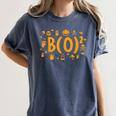 Math Teacher Halloween Mathematician Math Lover Boo Women's Comfort Colors T-Shirt Denim