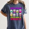 Math Teacher My Jam Here To Spread Mathematics Humor Women's Comfort Colors T-Shirt Denim Math Teacher My Jam Here To Spread Mathematics Humor Women's Comfort Colors T-Shirt Denim