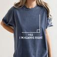Math Teacher Joke Men Women Fun Best Math Quotes Women's Comfort Colors T-Shirt Denim