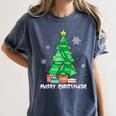Math Teacher Polygon Christmas Tree Geometry Merry Christmas Women's Comfort Colors T-Shirt Denim Math Teacher Polygon Christmas Tree Geometry Merry Christmas Women's Comfort Colors T-Shirt Denim