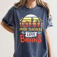 Math Teachers Love Brains Halloween Costume Zombie For Men Women Women's Comfort Colors T-Shirt Denim