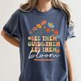 Montessori Teacher Women's Comfort Colors T-Shirt Denim Montessori Teacher Women's Comfort Colors T-Shirt Denim