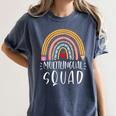 Multilingual Squad Multilingual Teacher Appreciation Kids Women's Comfort Colors T-Shirt Denim