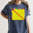 Multiplication Table Chart Math Shirt Teacher Student Outfit For Men Women Girls Kids Women's Comfort Colors T-Shirt Denim Multiplication Table Chart Math Shirt Teacher Student Outfit For Men Women Girls Kids Women's Comfort Colors T-Shirt Denim
