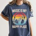 Music For Men Women Music Teacher Music Lover Women's Comfort Colors T-Shirt Denim