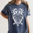 Music Note Owl Shirt Musicians Teacher Birthday Bird Women's Comfort Colors T-Shirt Denim Music Note Owl Shirt Musicians Teacher Birthday Bird Women's Comfort Colors T-Shirt Denim