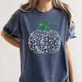 Music Notes Pumpkin Fall Music Teacher Women's Comfort Colors T-Shirt Denim Music Notes Pumpkin Fall Music Teacher Women's Comfort Colors T-Shirt Denim