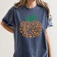 Music Notes Pumpkin Music Teacher Halloween Women's Comfort Colors T-Shirt Denim Music Notes Pumpkin Music Teacher Halloween Women's Comfort Colors T-Shirt Denim