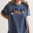 Music Notes Pumpkin Music Teacher Musician Fall Halloween Men Women Kids Women's Comfort Colors T-Shirt Denim Music Notes Pumpkin Music Teacher Musician Fall Halloween Men Women Kids Women's Comfort Colors T-Shirt Denim