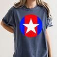 Nerdy Captain Sweatpants Retro Comic Book Fan Teacher Women's Comfort Colors T-Shirt Denim