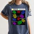 Nerdy Forms Nanotubes Chemistry Teacher Geek Women's Comfort Colors T-Shirt Denim